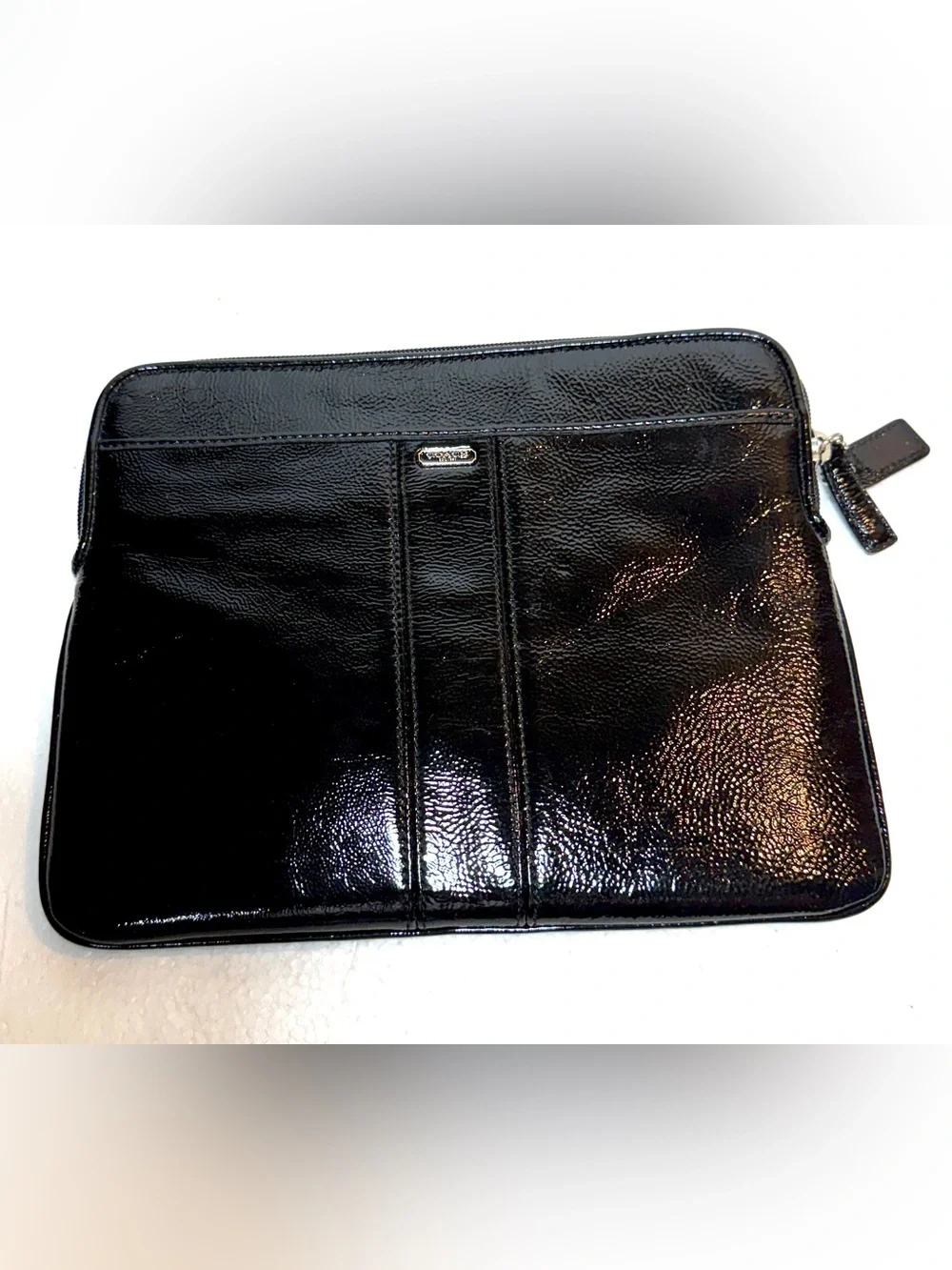 Coach Leather Document Sleek Coach Black Laptop/Tablet Case Professional